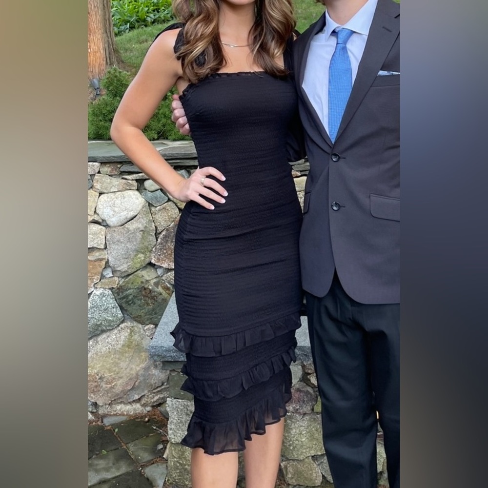 Black Abercrombie Midi Dress